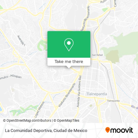 La Comunidad Deportiva map