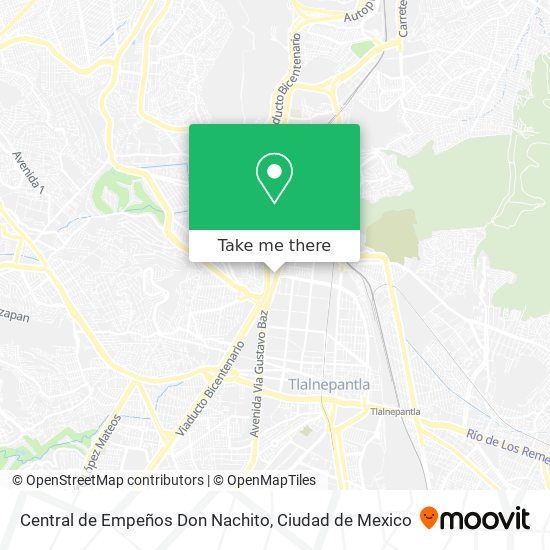 Central de Empeños Don Nachito map