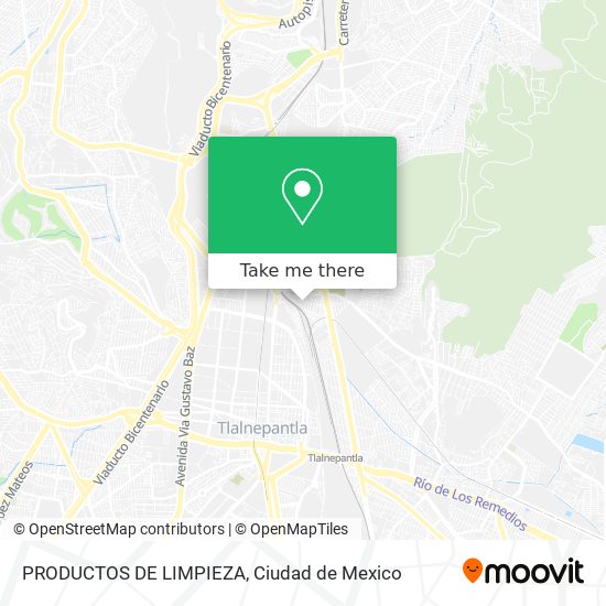 PRODUCTOS DE LIMPIEZA map