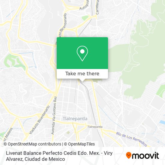 Mapa de Livenat Balance Perfecto Cedis Edo. Mex. - Viry Alvarez