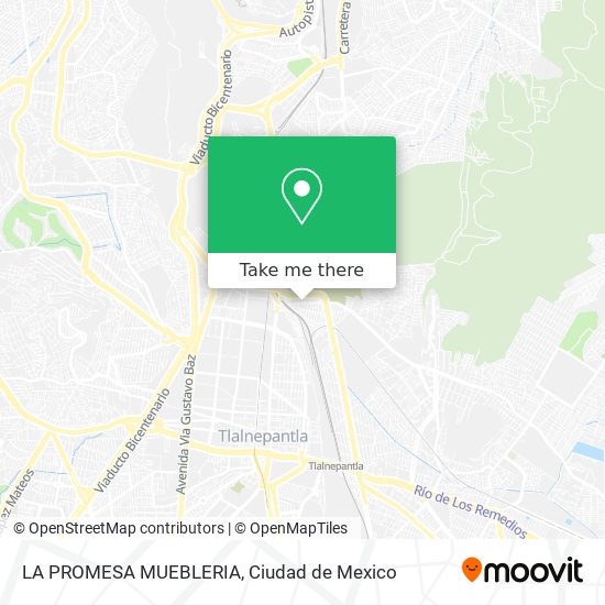 LA PROMESA MUEBLERIA map