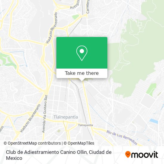 Club de Adiestramiento Canino Ollin map