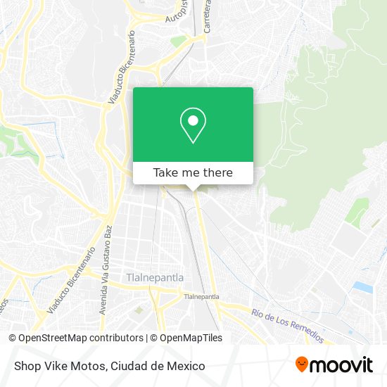 Shop Vike Motos map