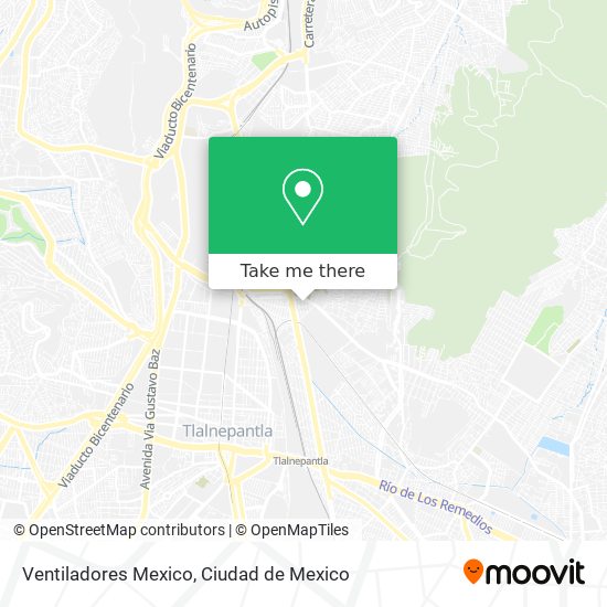 Ventiladores Mexico map