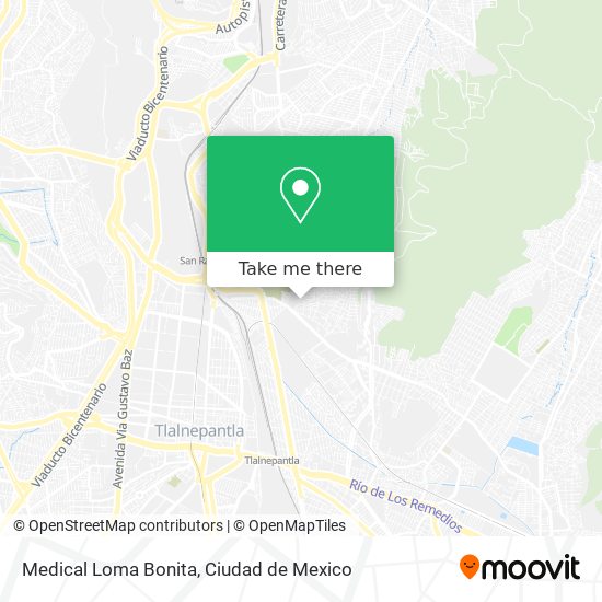 Medical Loma Bonita map