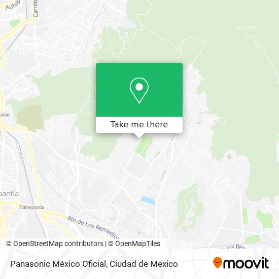 Mapa de Panasonic México Oficial