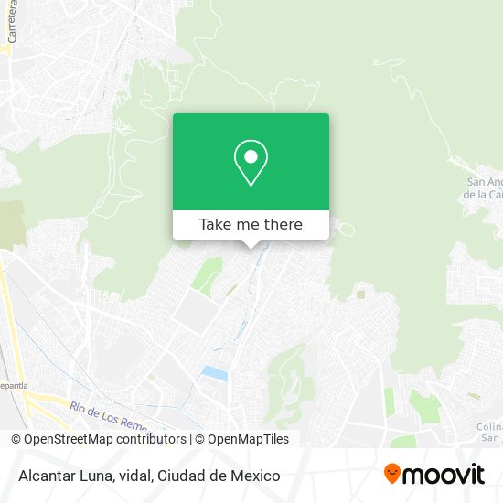 Mapa de Alcantar Luna, vidal