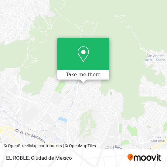 Mapa de EL ROBLE