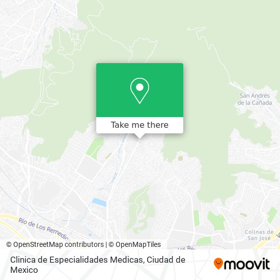 Clinica de Especialidades Medicas map