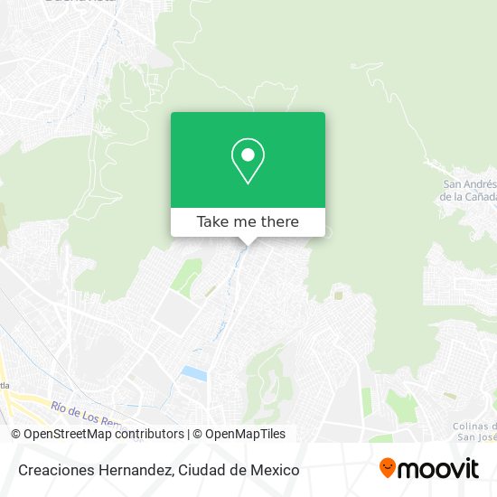 Mapa de Creaciones Hernandez