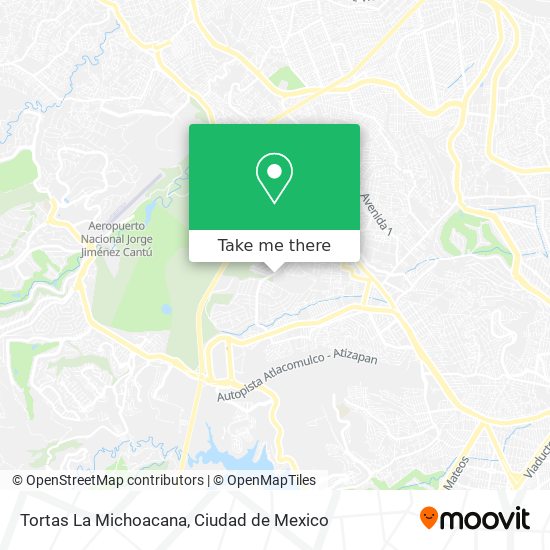 Tortas La Michoacana map
