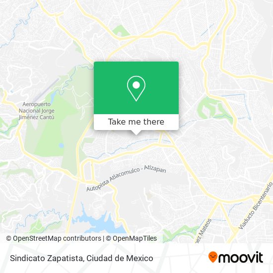 Sindicato Zapatista map