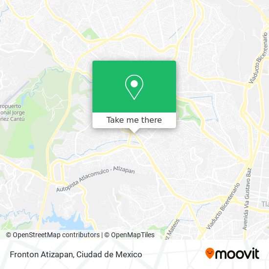 Fronton Atizapan map