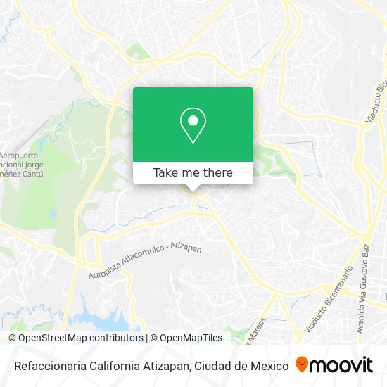 How to get to Refaccionaria California Atizapan in Nicolás Romero by Bus?