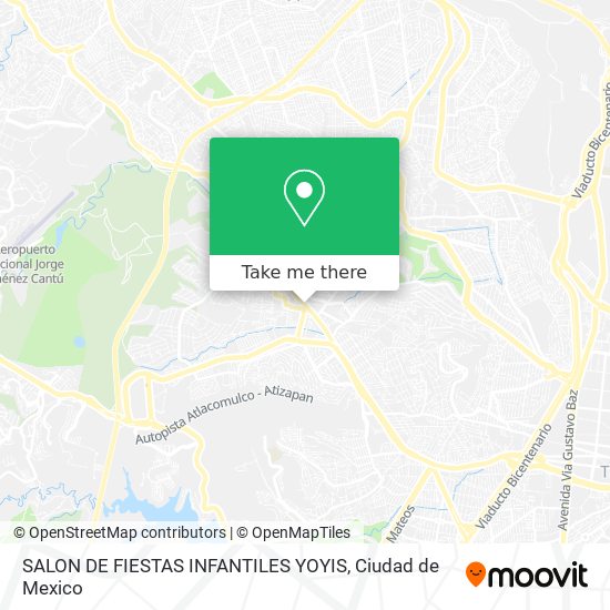 Mapa de SALON DE FIESTAS INFANTILES YOYIS