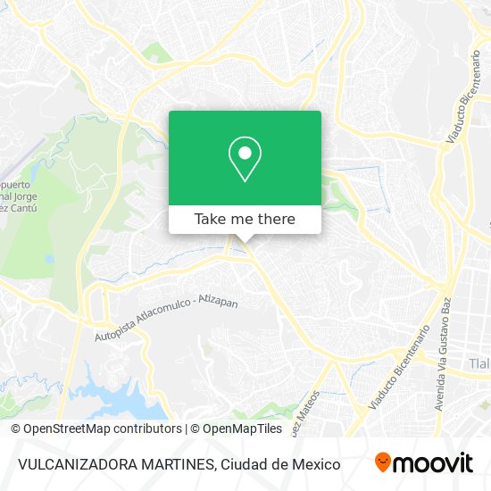 Mapa de VULCANIZADORA MARTINES