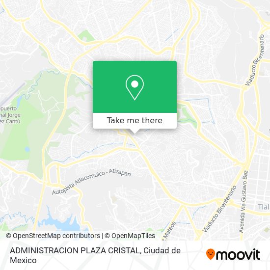 ADMINISTRACION PLAZA CRISTAL map