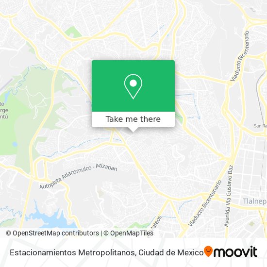 Estacionamientos Metropolitanos map