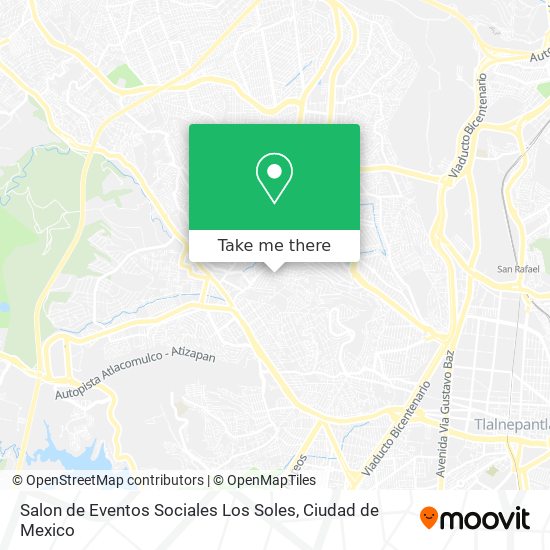 Salon de Eventos Sociales Los Soles map