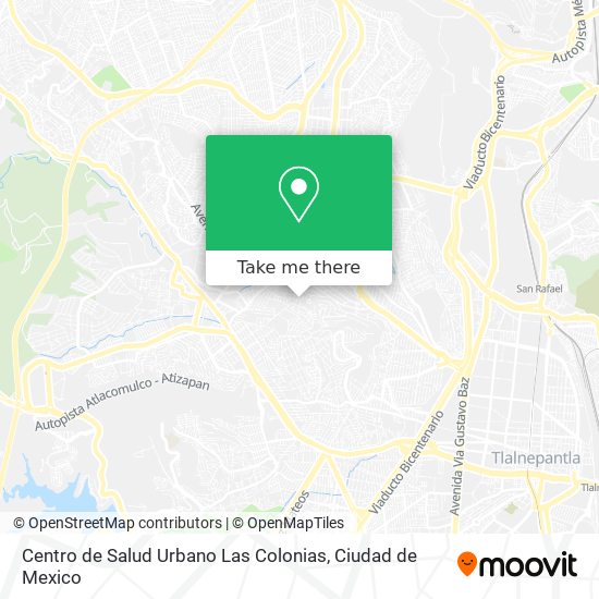 Centro de Salud Urbano Las Colonias map