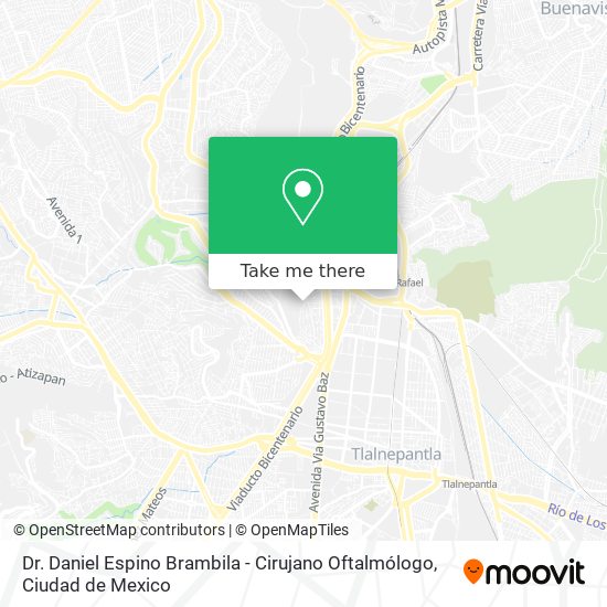 Dr. Daniel Espino Brambila - Cirujano Oftalmólogo map