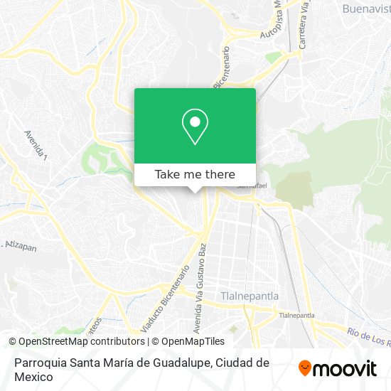 Parroquia Santa María de Guadalupe map
