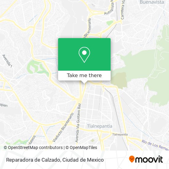 Reparadora de Calzado map