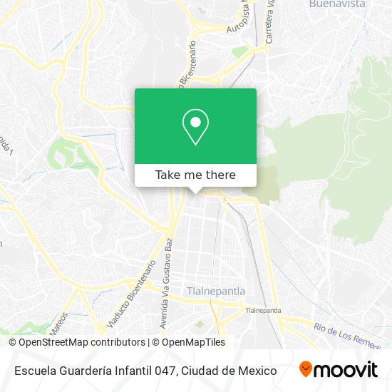 Mapa de Escuela Guardería Infantil 047