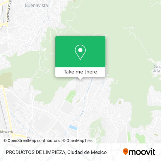 PRODUCTOS DE LIMPIEZA map