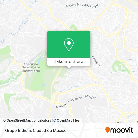 Grupo Iridium map