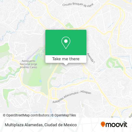 Mapa de Multiplaza Alamedas
