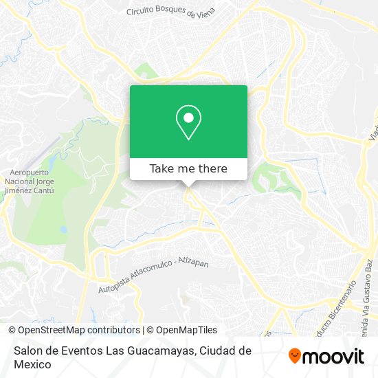 Salon de Eventos Las Guacamayas map
