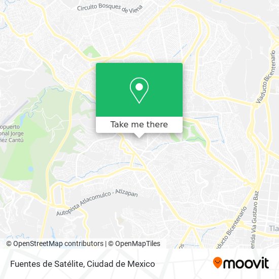 Mapa de Fuentes de Satélite