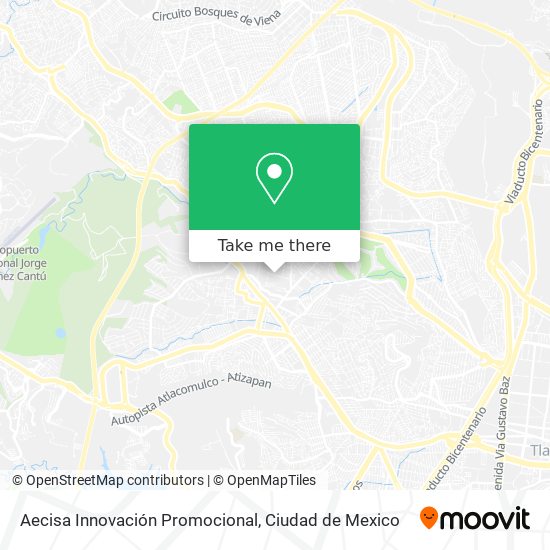 Aecisa Innovación Promocional map