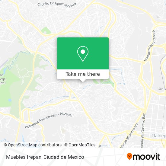 Muebles Irepan map