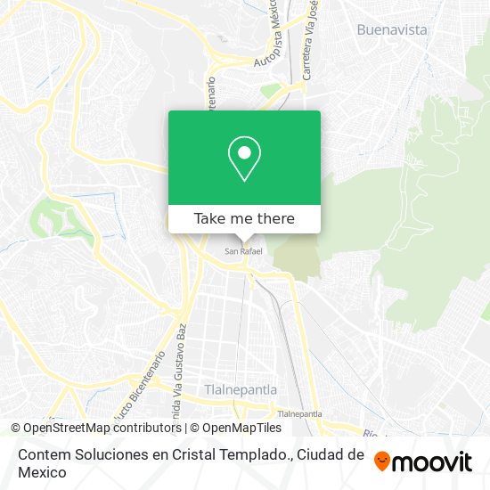 Mapa de Contem Soluciones en Cristal Templado.
