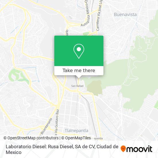 Laboratorio Diesel: Rusa Diesel, SA de CV map