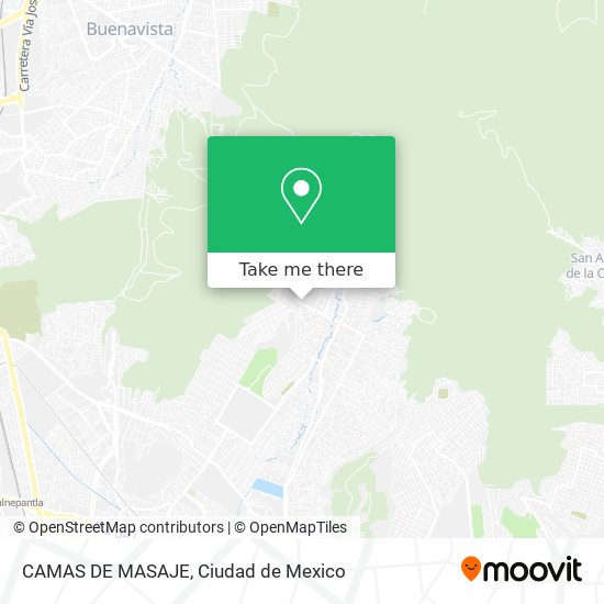 Mapa de CAMAS DE MASAJE