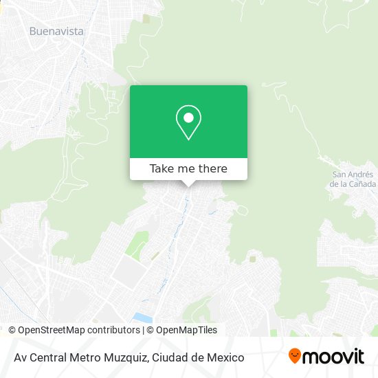 Mapa de Av Central Metro Muzquiz