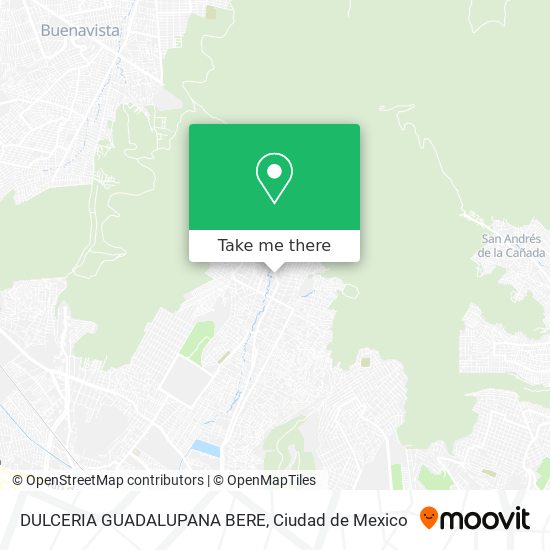 DULCERIA GUADALUPANA BERE map