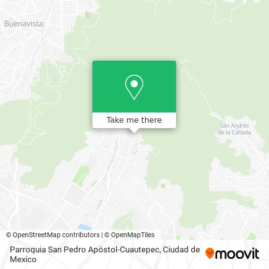 Parroquia San Pedro Apóstol-Cuautepec map