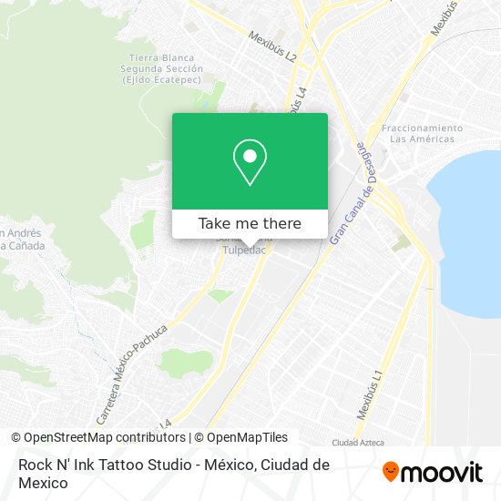 Rock N' Ink Tattoo Studio - México map