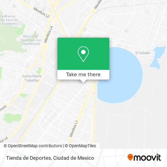 Tienda de Deportes map