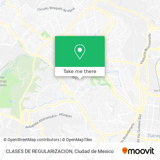 Mapa de CLASES DE REGULARIZACION