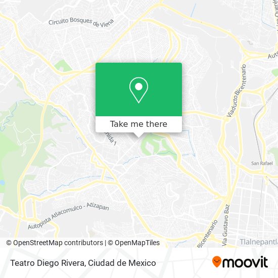 Teatro Diego Rivera map