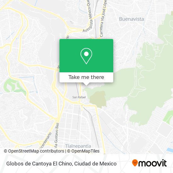 Mapa de Globos de Cantoya El Chino