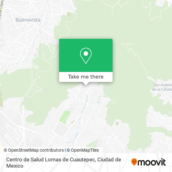 Centro de Salud Lomas de Cuautepec map