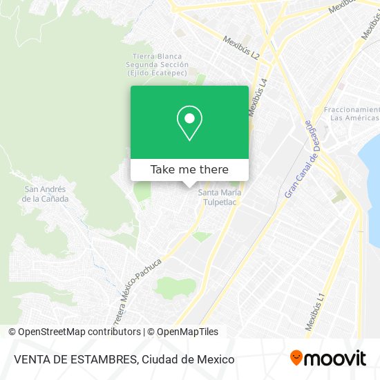VENTA DE ESTAMBRES map