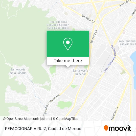 REFACCIONARIA RUIZ map