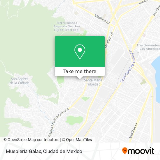 Mueblería Galax map
